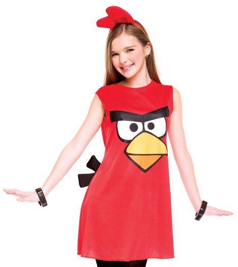 Tween Red Angry Bird Costume