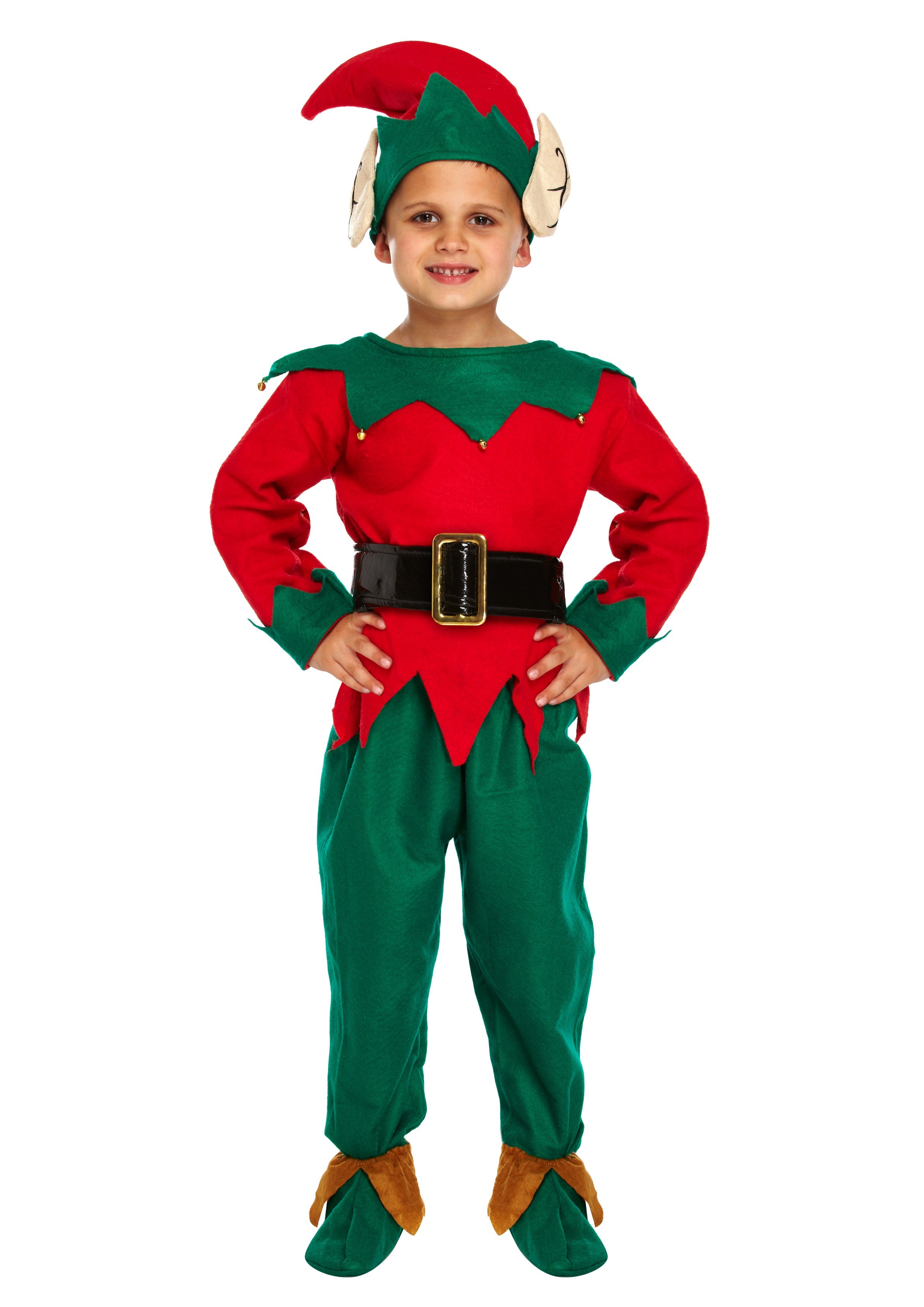 FUN Costumes Holiday Elf Girl's Fancy-Dress Costume For Toddler, 4T ...