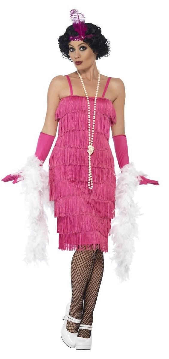 Plus Size Red Flapper Costume 