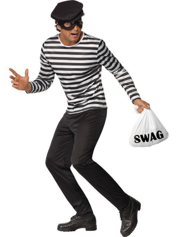 Bank Robber Costume for Men