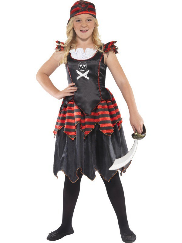 Gothic Pirate Kids Costume