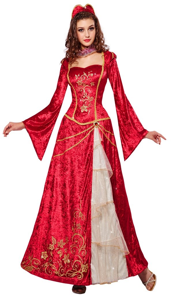 Könnyen T Kiskereskedelem Renaissance Princess Costume Varjú Töredék Artéria
