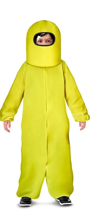 Among Us Impostor Yellow Costume - Tween