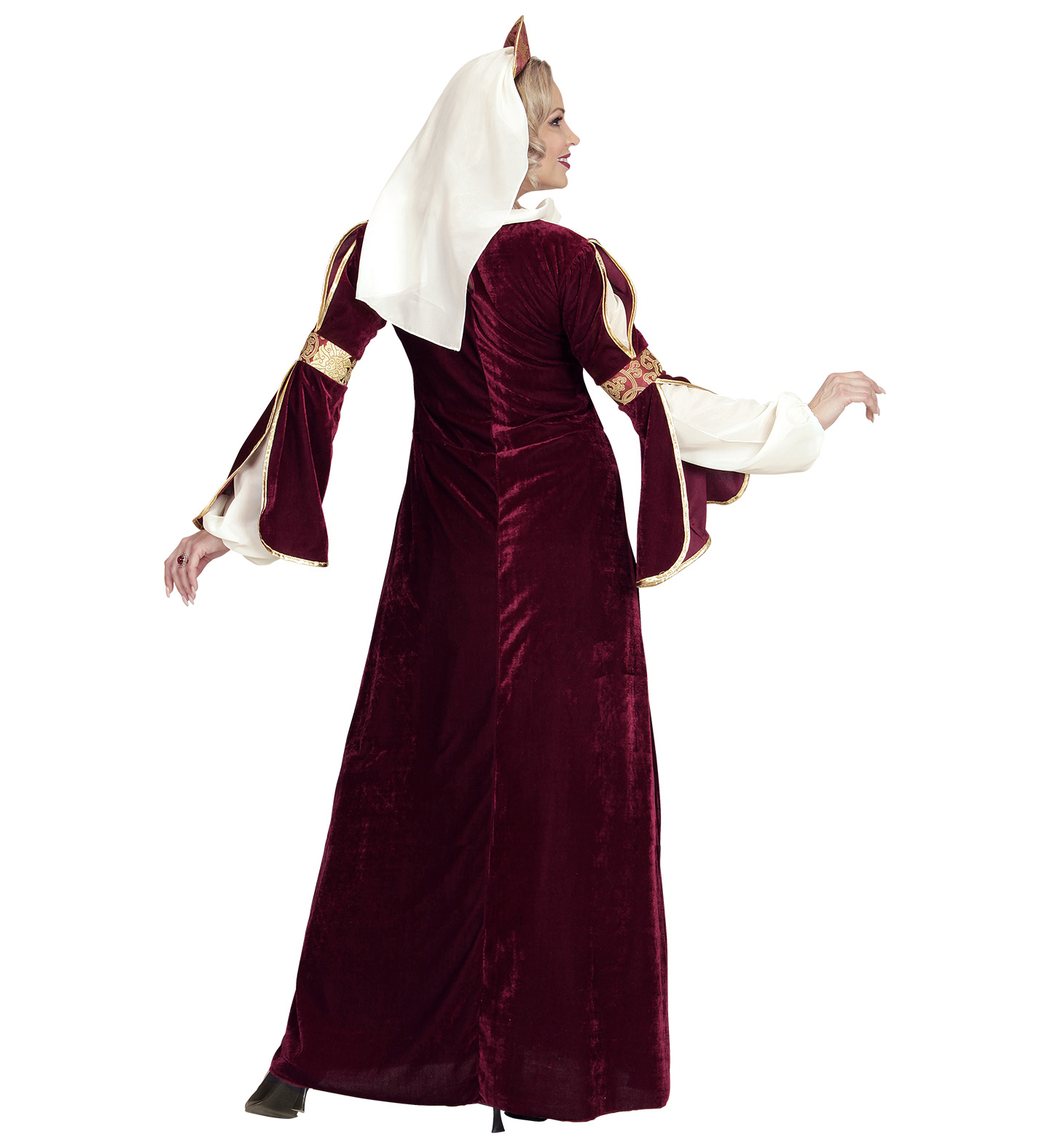 Ladies Plus Size Medieval Queen Costume