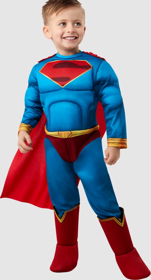 Superhero Spiderman and Superman dress combo for kids