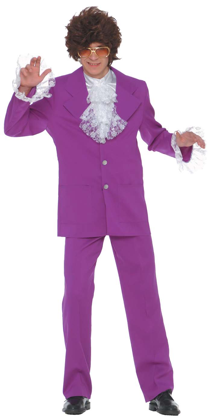 Purple Power Disco Men's Costume