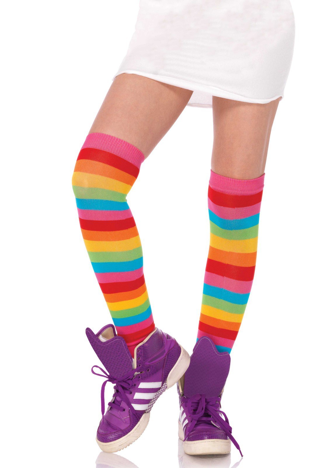 Thigh High Stockings - Rainbow