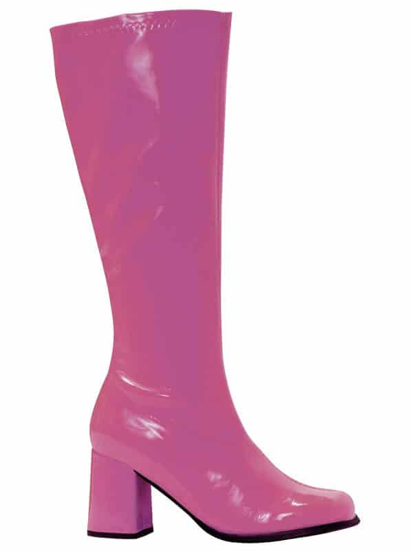 baby pink gogo boots