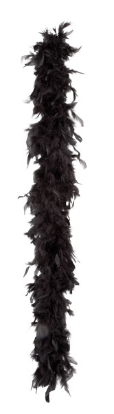 Feather Boa - Black 1.8m