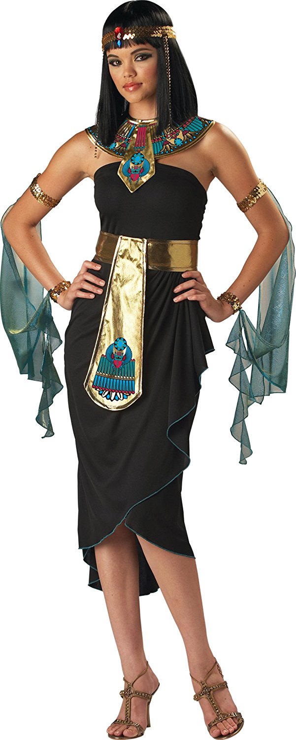 Ancient Egyptian Queen Cleopatra Adult Cosplay Costume Set Clothing Shoes Jewelry
