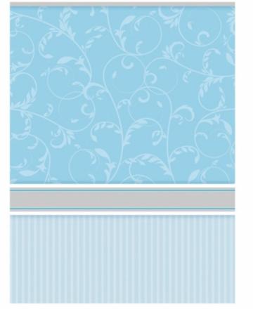 Communion Blessing Plastic Tablecover - Blue