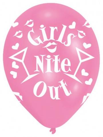 Girls Night Out Balloons - 6 Pack