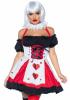 Pretty Playing Card Costume White wig look