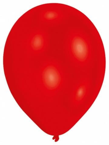 Red Balloons 9" - 10 Pack