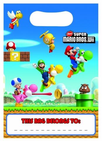 Super Mario Loot Bags - 8 Pack