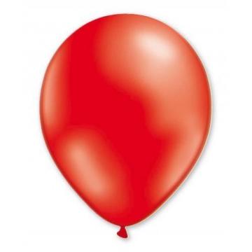 Red Metallic Balloons 11" - 50 Pack