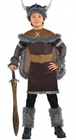 Kids Viking costume - Full View