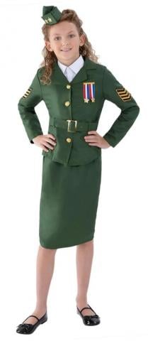 Teen World War Two Army Girl