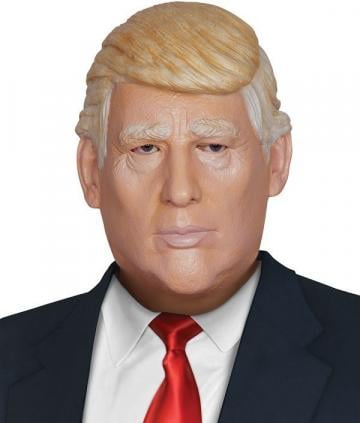 Donald Trump latex Mask with attached hair.