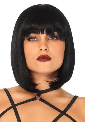 Short Natural Bob Wig - Black