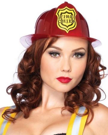 red fire Chief hat