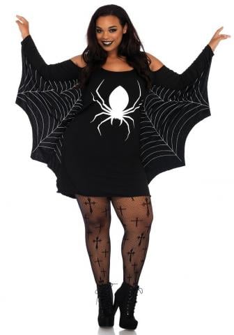 Jersey Spiderweb Dress - Plus Size