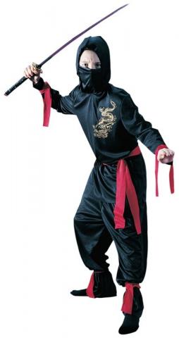 Black Ninja Kids Costume