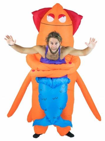 Inflatable Squid Monster/Mermaid Costume