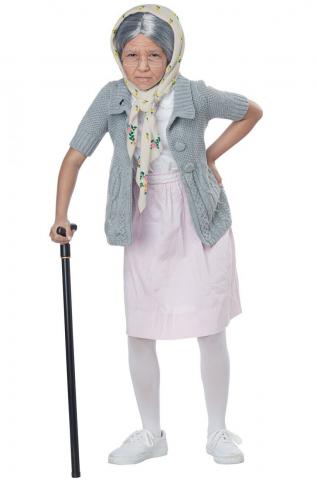 Grandma kids costume