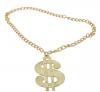 Gold Dollar Sign Necklace