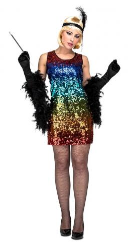 Rainbow Sequin Dress