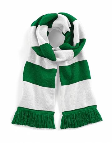 Green and White Scarf