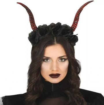 Devil Horns with black flowers