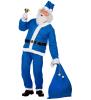 Blue Santa Claus Costume