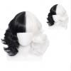 Black And White Wig With Fringe