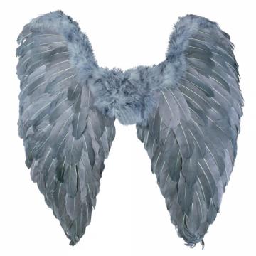 Grey Fallen Angel Wings - 65cm x 65 cm