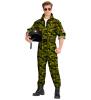 Camo Fighter Jet Pilot Costume