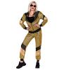 80's Gold Reflective Shell Suit woman