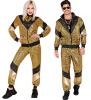 80's Gold Reflective Shell Suit man & woman