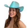 Aqua Iridescent Cowgirl Hat