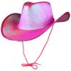 Hot Pink Iridescent Cowgirl Hat