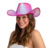 Texan Cowgirl Hat - Hot Pink Iridescent