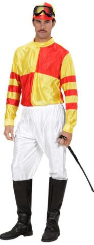 Red and Yellow Jockey Costume