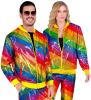 side view rainbow sequin bomber jacket