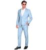 Front baby blue suit