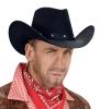 black cowboy hat male picture