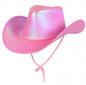 Texan Pink cowboy hat - Full view