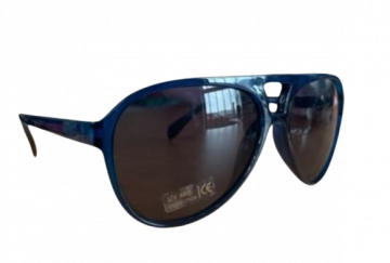 Retro 70's Sunglasses - Blue