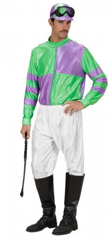 Green and Purple Jockey Costume