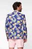 Tropical Flowers Suit - Blue
Back view